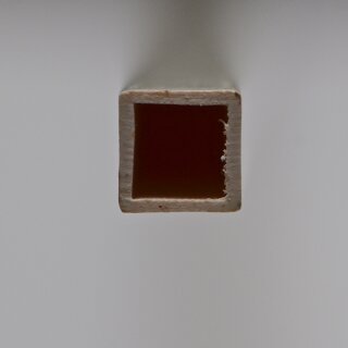 Kunststoff Vierkantrohr, weiß, matt, Länge: 1mtr. Maße: 4,0 x 3,0mm