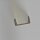 Kunststoffstab U-Profil, weiß, matt, Länge 1mtr. Maße: 10,0 x 5,0mm
