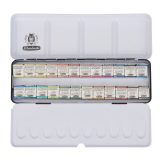 Schmincke HORADAM Aquarellkasten mit 24 Farben