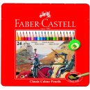 Faber-Castell 24er Classic Colours Farbstifte im Metalletui