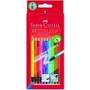 Faber-Castell 12er Classic Colours radierbare Farbstifte...