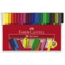 Faber-Castell Clip Colours, 20er Kunststoffetui