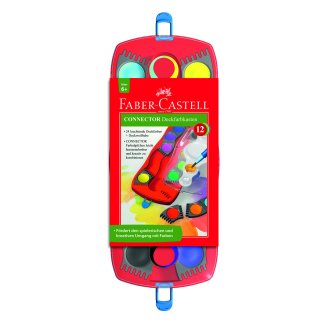 Faber-Castell Connector Farbkasten, 12 Farben