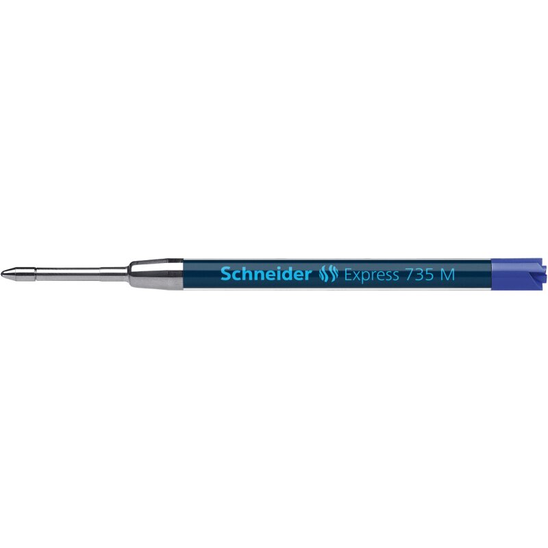 Schneider - Ricarica per penna a sfera Express 735, tratto medio, colore: nero
