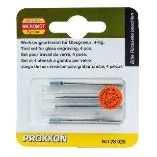 Proxxon Glasbearbeitungs-Set, 4-teilig