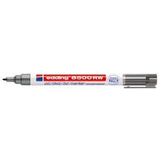 Edding 8500 RW CD/DVD/BD Marker non-permanent, schwarz