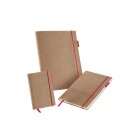 senseBook RED RUBBER, Large, liniert - 205 x 285mm, 135 nummerierte Seiten