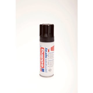 Permanent Spray edding 5200, tiefschwarz seidenmatt RAL 9005, 200ml