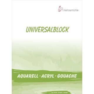 Hahnemühle Universalblock 310 g/m² Größe: 36 x 48 cm / Blockinhalt: 25 Blatt