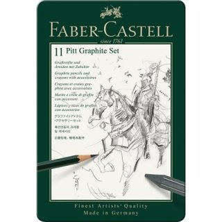 Faber-Castell Set Pitt Graphite klein Metalletui