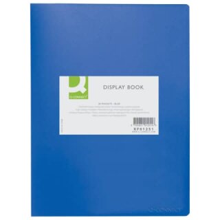Sichtmappe A4 blau KF01251 20 Hüllen
