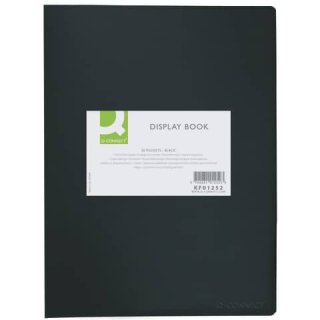 Sichtmappe A4 schwarz  KF01252 20 Hüllen
