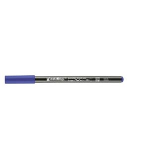 Porzellanmalstift Brushpen blau EDDING 4200