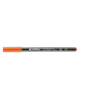 Porzellanmalstift Brushpen orange EDDING 4200