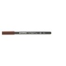 Porzellanmalstift Brushpen braun EDDING 4200
