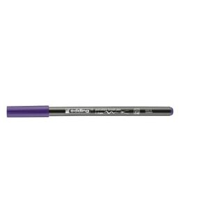 Porzellanmalstift Brushpen violett EDDING 4200