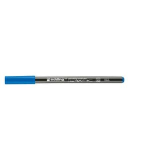 Porzellanmalstift Brushpen hellblau EDDING 4200