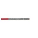 Porzellanmalstift Brushpen karmesin EDDING 4200