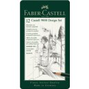 Castell 9000 Bleistift, Design Set, 12er Metalletui