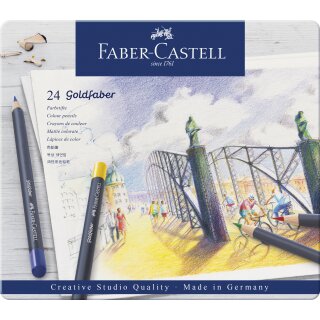 Goldfaber Farbstift, 24er Metalletui