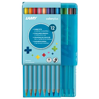 Lamy colorplus Farbstifte, 12er Set Kunststoffetui