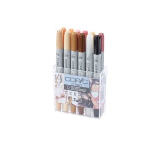 Copic Ciao Marker 12er Set Hautfarben