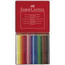 Faber-Castell 24er COLOUR GRIP Farbstifte im Metalletui