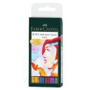 Faber-Castell PITT artist pen 6er Etui mit Pinselspitze