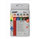 Lamy 3plus, Modell 520 Farbstifte 6er Set Faltschachtel