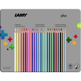 Lamy plus Farbstifte, 24er Set Metallbox