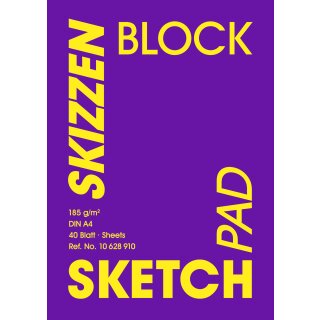 Hahnemühle Skizzenblock, 185 g/m², DIN A3, 40 Blatt